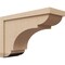 Ekena Millwork 8"W x 24"D x 16"H Classic Bryant Rough Cedar Woodgrain TimberThane Corbel, Primed Tan CORUR08X24X16BRYRCPR - alternate 1